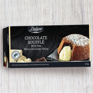 Soufflé de chocolate blanco 2 x 100 g