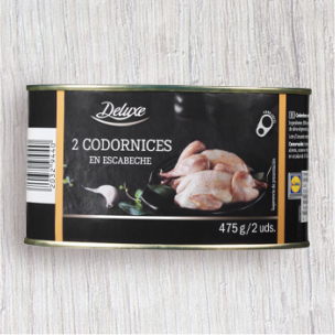 2 codornices en escabeche Deluxe