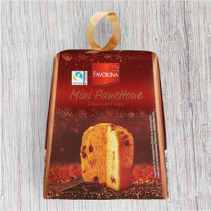 Mini Panettone con trozos de chocolate Favorina