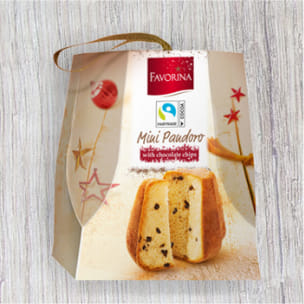 Mini Pandoro con chocolate Favorina