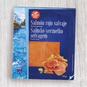 Salmón rojo salvaje MSC 100 g OCEAN SEA