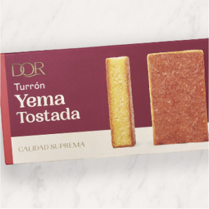 Turrón de yema tostada Dor